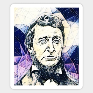 Henry David Thoreau Portrait | Henry David Thoreau Artwork 14 Magnet